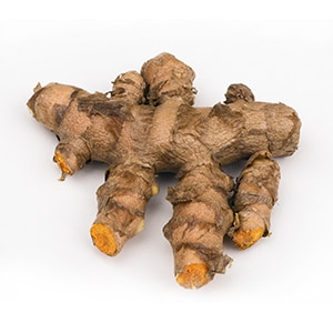 Turmeric (Curcuma longa) is a tropical plant in the same family as ginger, native to India, and cultivated throughout the tropics around the world. The spice of an intense yellow color is an essential ingredient in many recipes oriental cooking.
